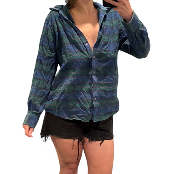 Blue Flannel Button Down - Picture 14 of 14